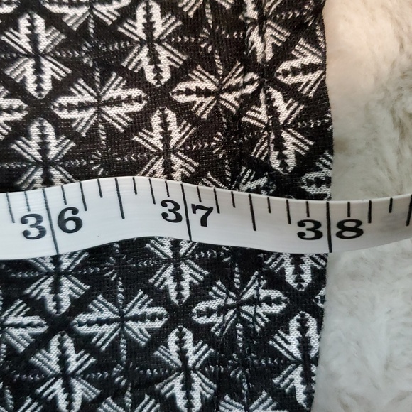Jean Pascale Dress Tie Waist Black/white M - Picture 7 of 8